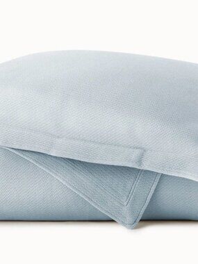 Peacock Alley “Angie” Blue Matelasse Twin/Twin XL Coverlet and 2 Standard Shams